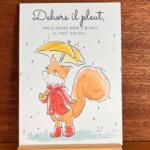 Grignotine sous la pluie