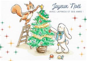 Lapinou au marché de noël